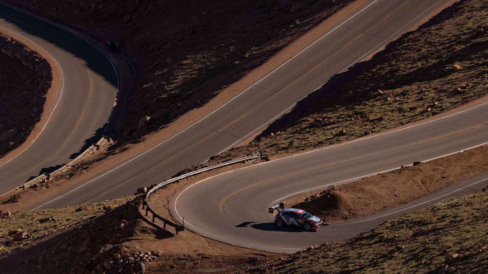 The Hyundai Ioniq 5 N TA takes on some of Pikes Peak's hairpins